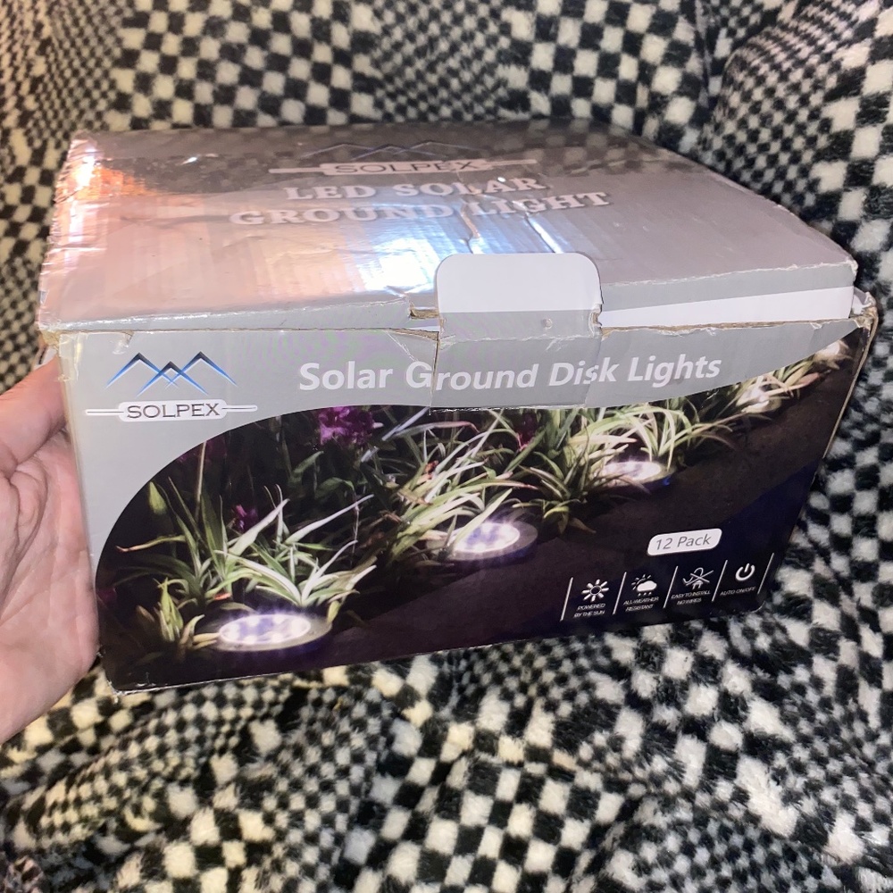 Solar ground lights 12 pack